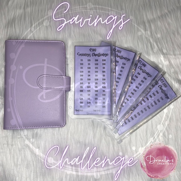 Cash Binder w/ Savings Challenge Sheets - Picture 6 of 11